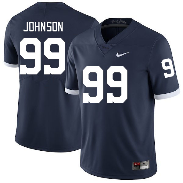 Penn State Nittany Lions #99 Austin Johnson College Football Jerseys Stitched Sale-Retro